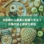未経験から農業に転職できる？仕事内容と現実を解説